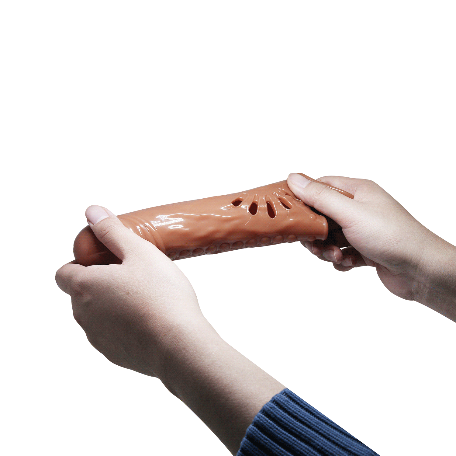 Ultra Titreşimli Penis Kılıfı - 12 Fonksiyonlu, Uzaktan Kumandalı - Resim 12