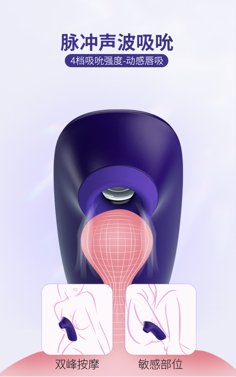 Teknolojik İkisi Bir Arada Uzaktan Kumandalı Vibratör - 12 Titreşimli, 4 Dokunma Modlu - Resim 9
