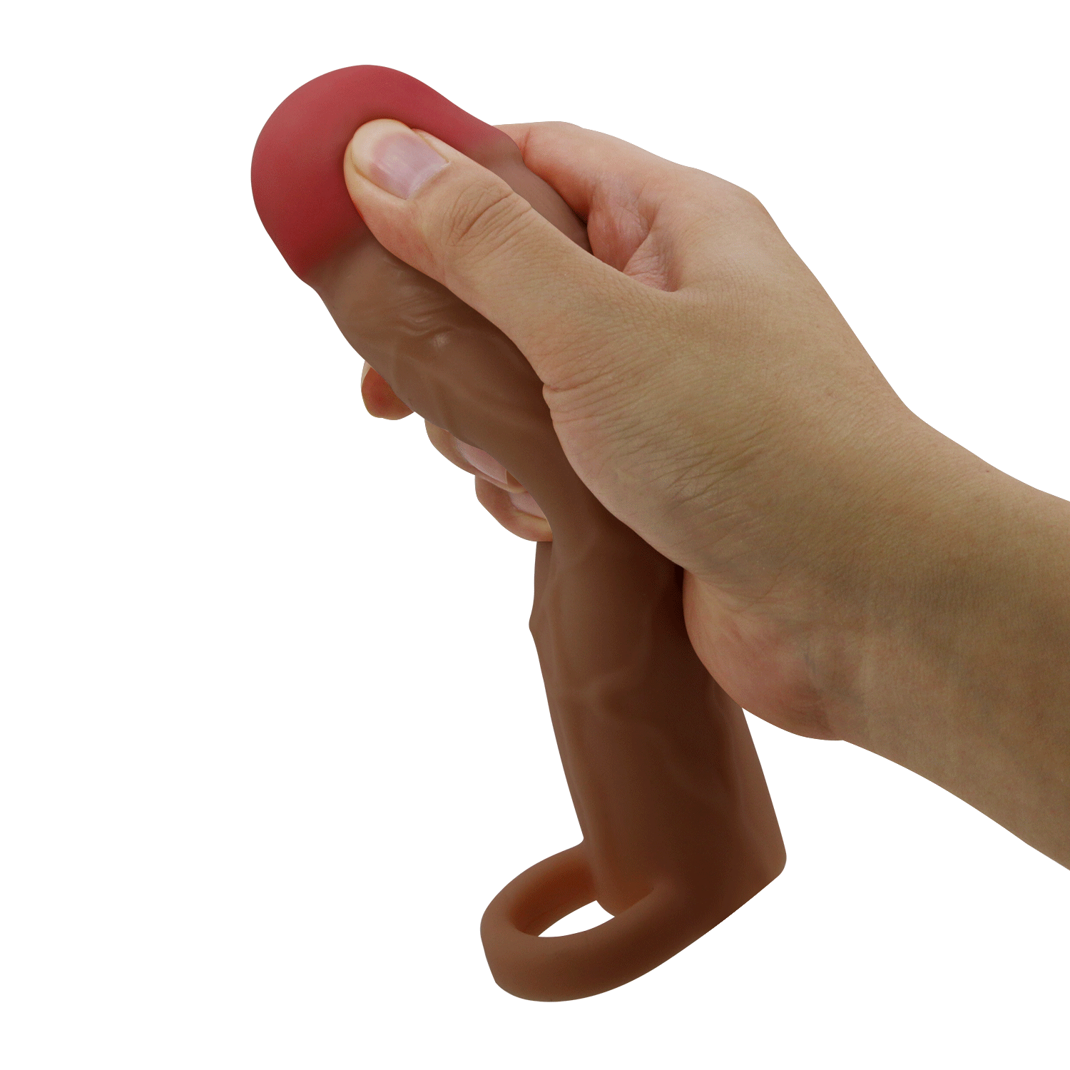 18 cm Premium Silikonlu Penis Kılıfı - Resim 7