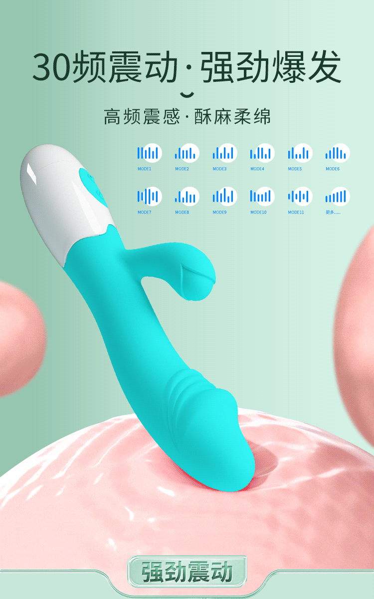 19 Cm, 30 Titreşim Fonksiyonlu Rabbit Vibratör - Resim 10