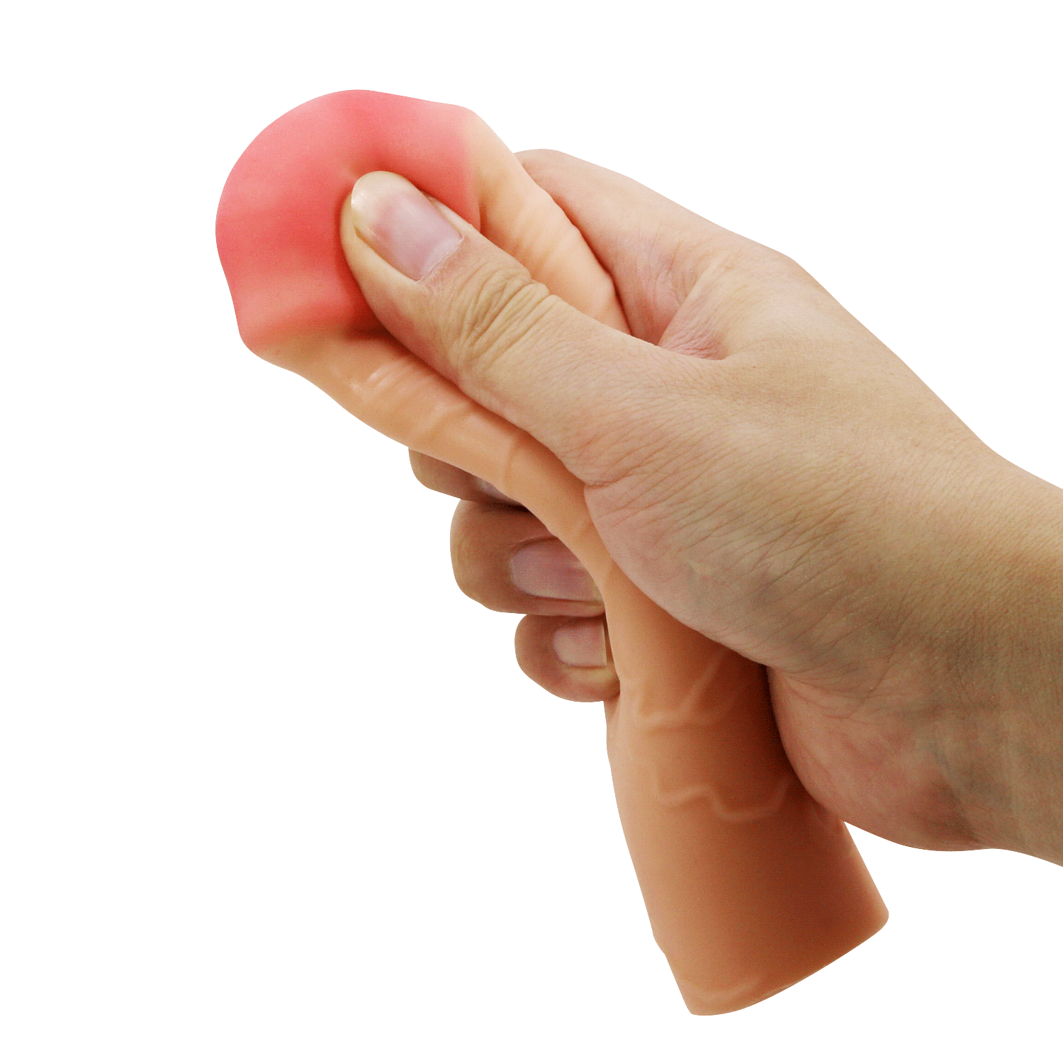 2,5 Cm Uzatmalı Penis Kılıfı - Dolgulu, Ten Rengi - Resim 7