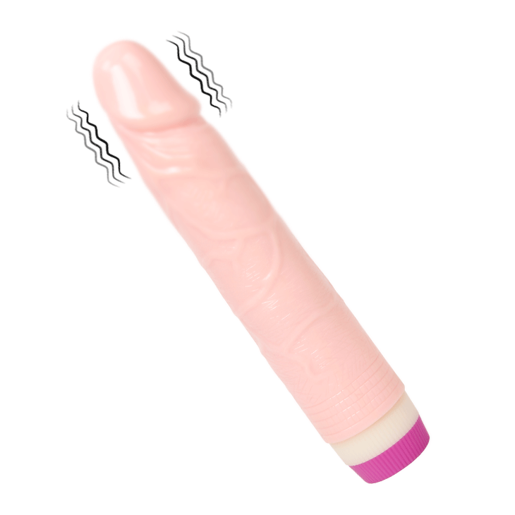 20.5 cm Ten Realistik Penis Vibratör - Resim 6