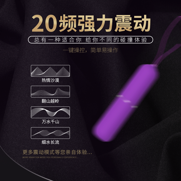 G-spot Vibratör, 20 Titreşimli, Uzaktan Kumandalı - Resim 5
