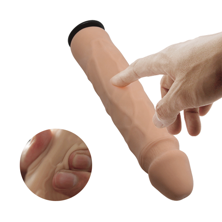 21.5 cm Belden Bağlamalı Strap-on, İçi Dolu - Resim 7