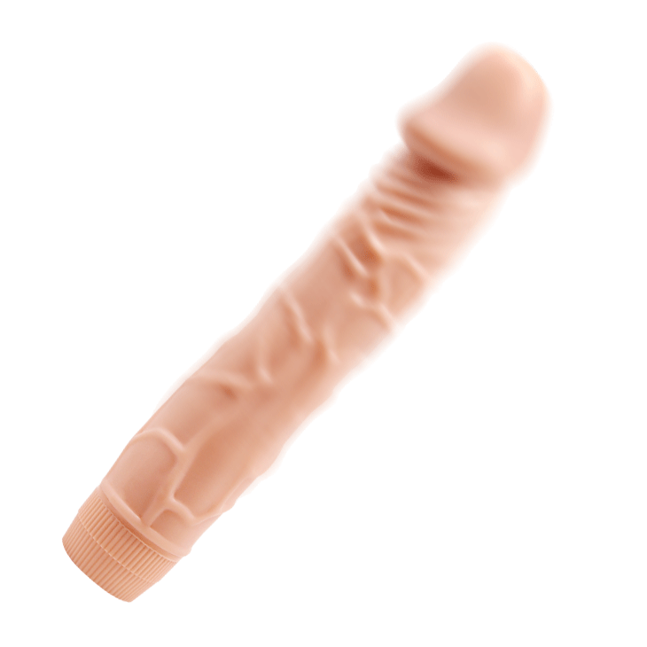 22.5 cm Ten Rengi Gerçekçi Penis Vibratör - Resim 6