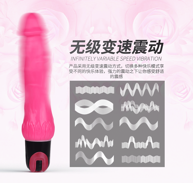 24 cm Damarlı Jel Dokulu Modern Vibratör - Resim 7