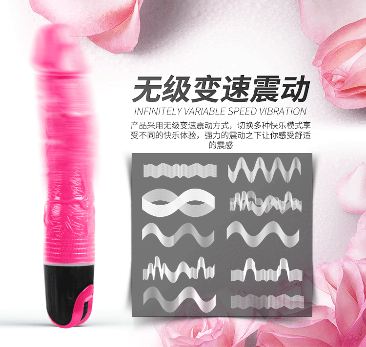 24 cm Pembe Vibratör - Resim 7