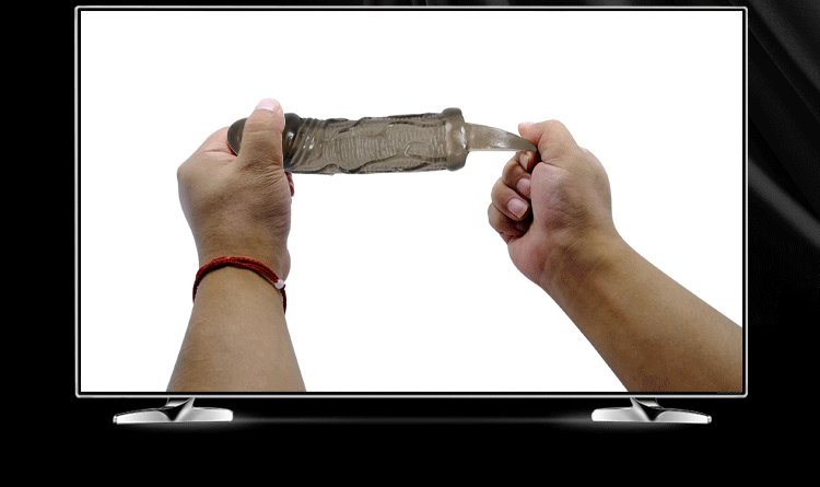 3 cm Dolgu Uzatmalı Siyah Penis Kılıfı - Resim 7