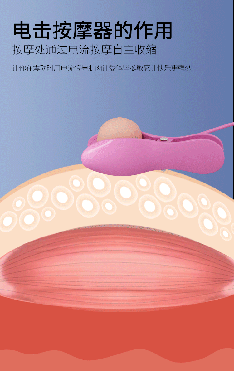 3 Elektro Şoklu, 7 Titreşim Mandallı Göğüs Uyarıcı - Resim 9
