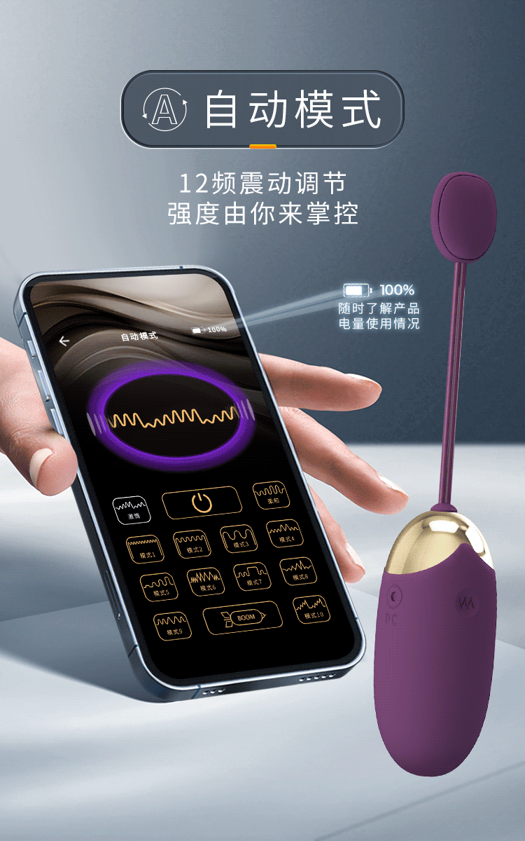 App Uyumlu, Çamaşır Altı Giyilebilir Modern Yumurta Vibratör - Resim 21