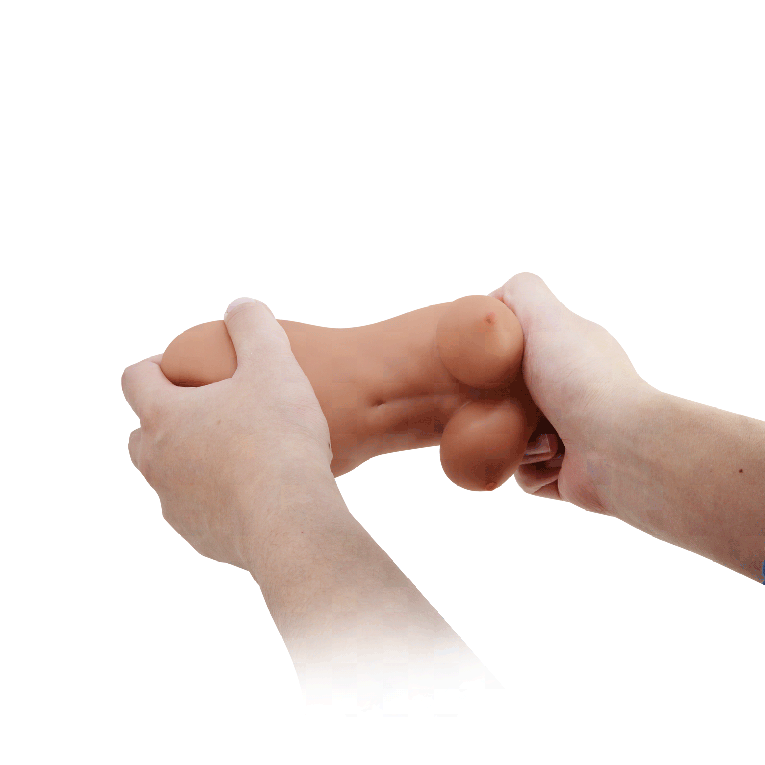 Hannah Büyük Göğüslü Realistik Suni Vajina, Anal Mastürbatör - Melez - Resim 8