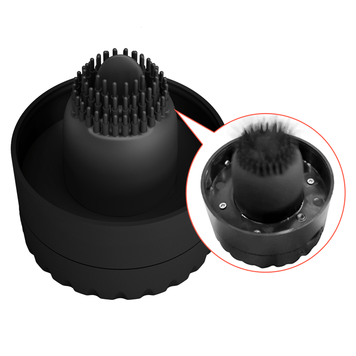 Realistik Titreşimli Vajina Mastürbatör, Siyah - Resim 12