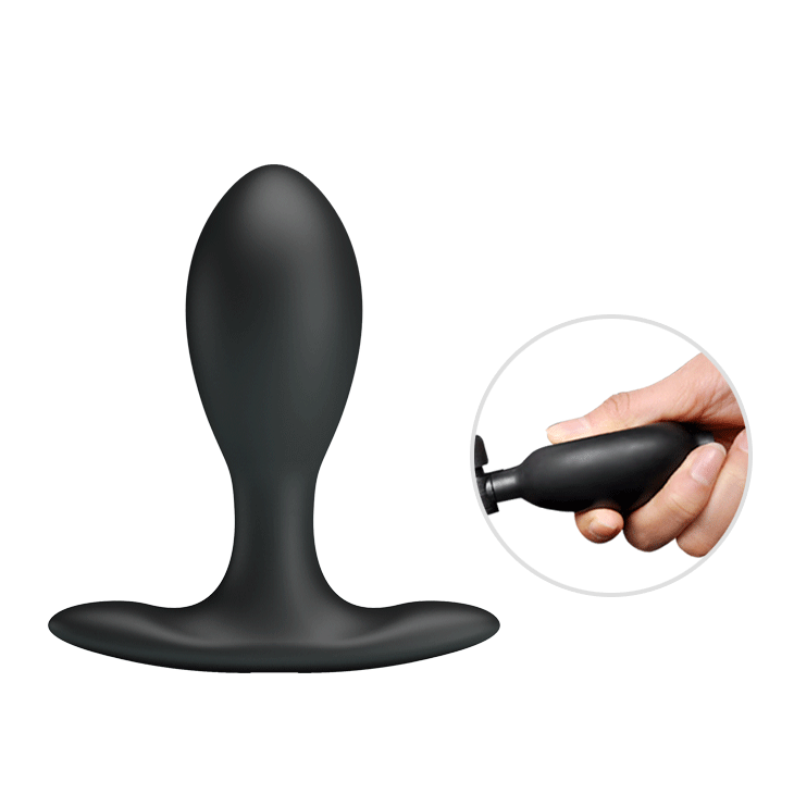 9,1cm Şişirilebilir Pompalı Anal Plug - Resim 6