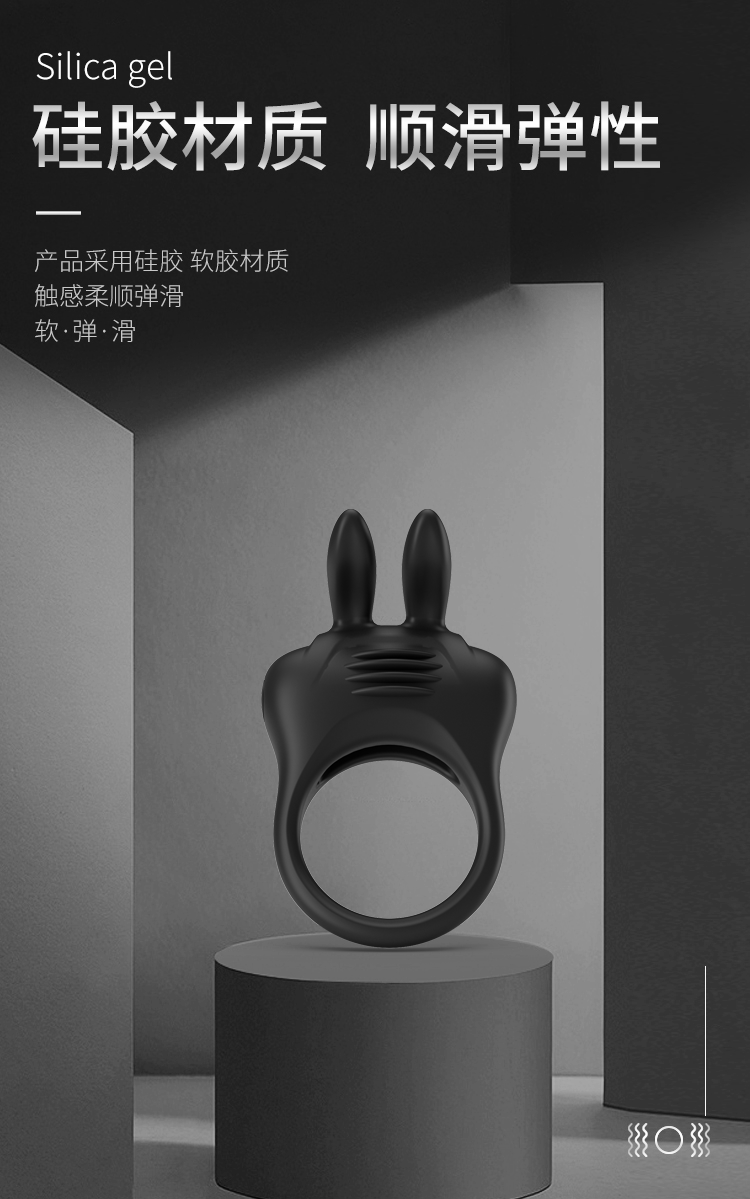 Tavşan Vibratörlü Penis Ring - Resim 4