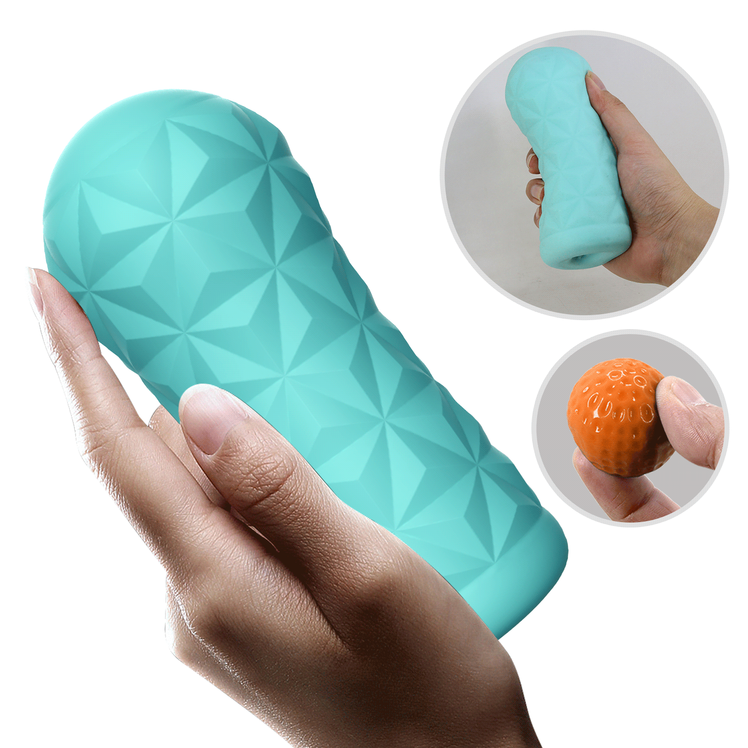 Victoria Cheney Uyarici Toplu Mastürbatör, Turkuaz - Resim 7