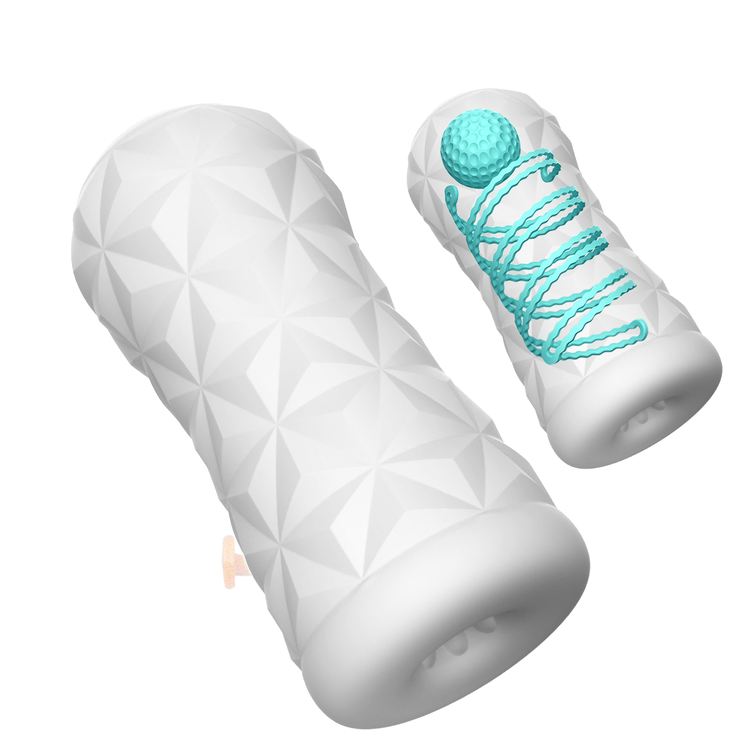 Victoria Cheney Uyarici Toplu Mastürbatör - Beyaz - Resim 7